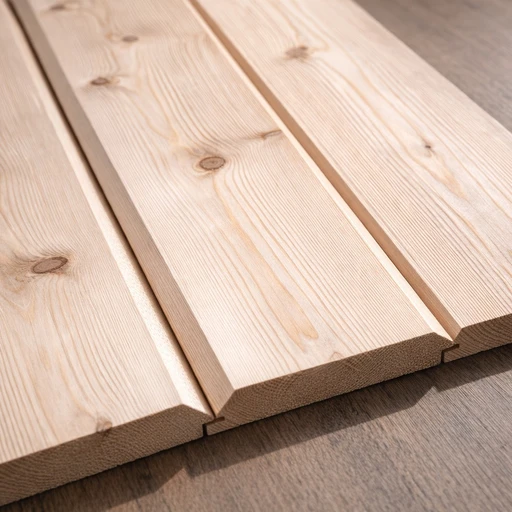 Планкен лиственница прямой 20*142*6000, сорт SF (0,852м2)