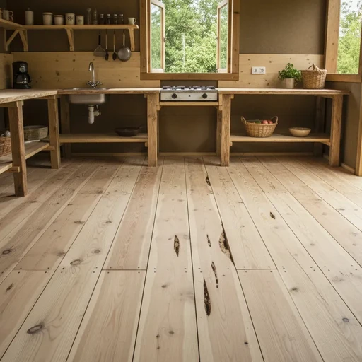 Доска пола лиственница 45*180*6000, сорт ВС (1,08м2)