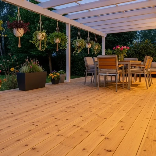 Доска террасная лиственница гладкая 34*142*2000, сорт АВС (0,284м2)