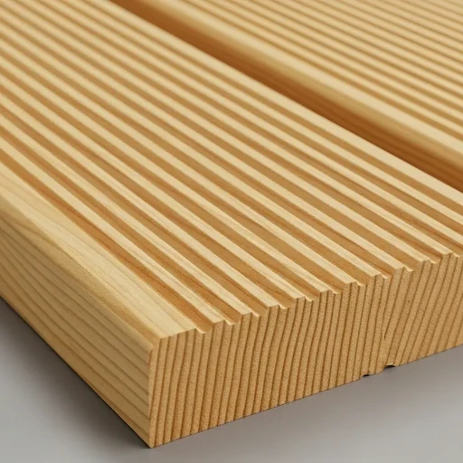 Доска террасная лиственница вельвет 34*120*5000, сорт Э (0,6м2)