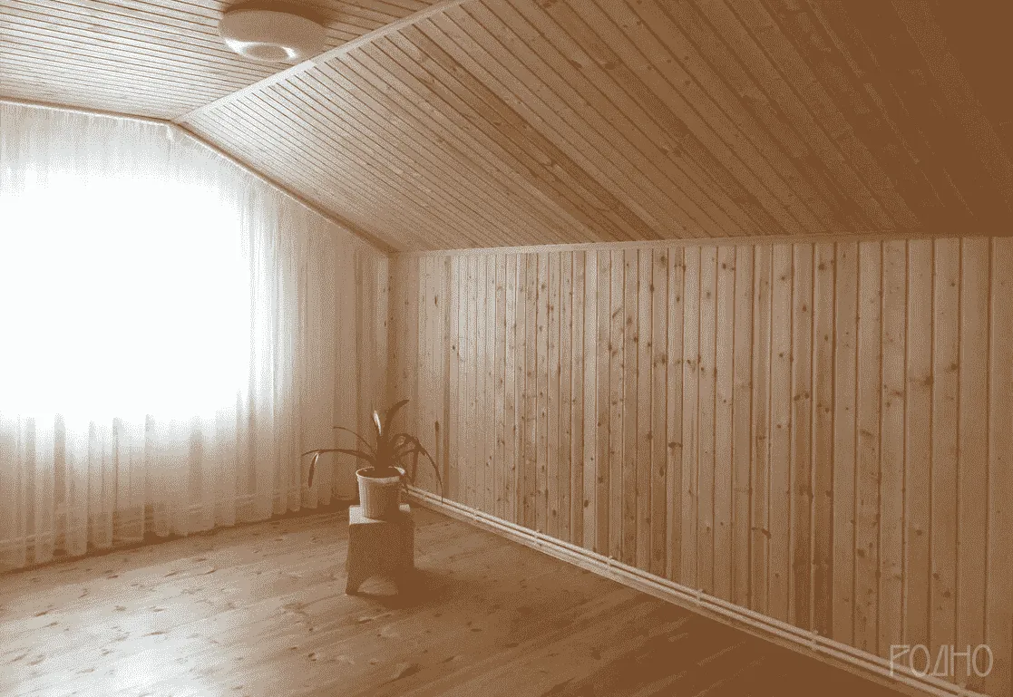 Отделка вагонкой внутри дома